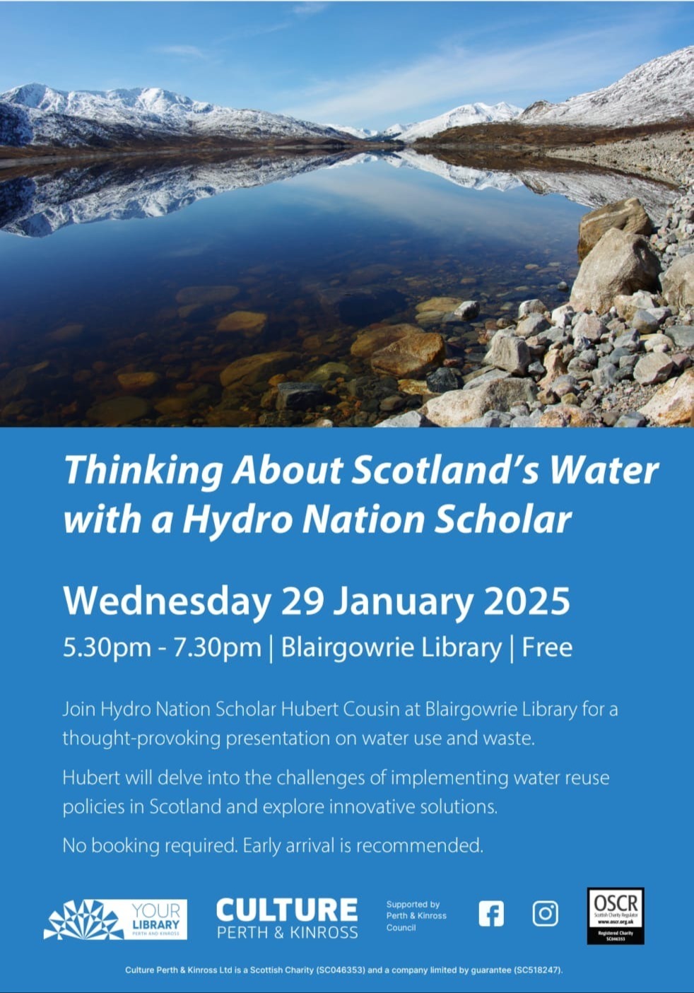 Thinking about Scotland's Water with a Hydro Nation Scholar