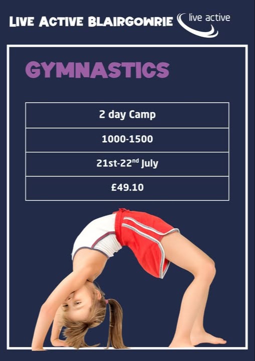 Gymnastic Camp - Live Active Blairgowrie